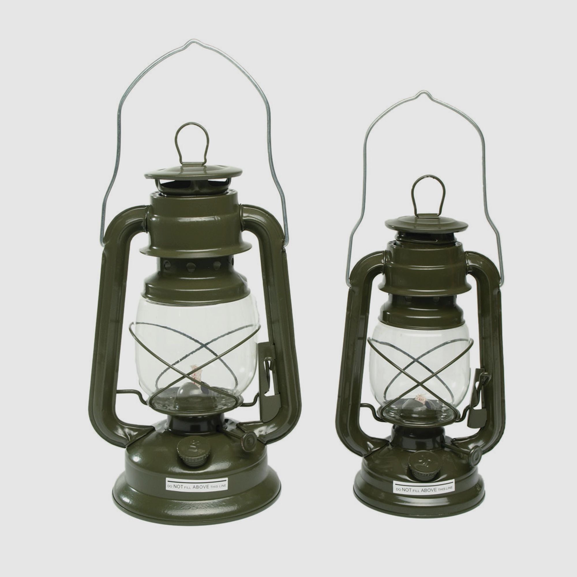 STURMLATERNE OLIV 28CM