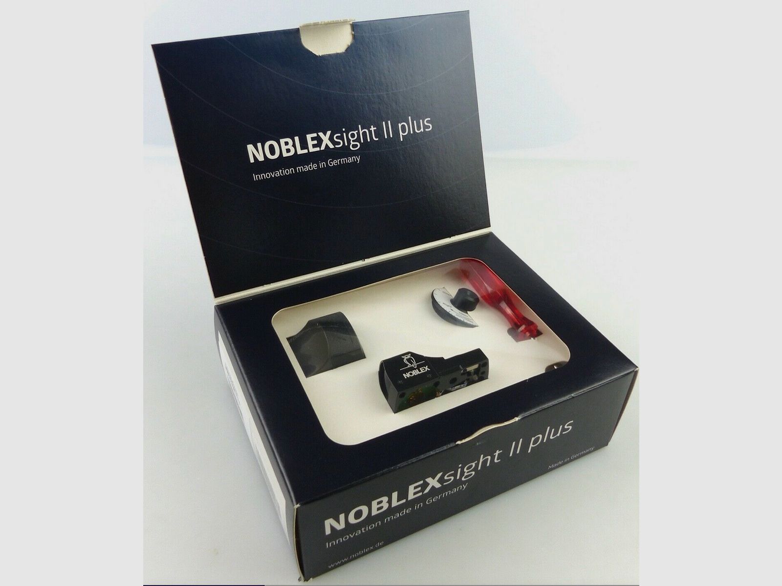 Noblex 55701 Rotpunkt Reflexvisier sight II Plus 3 5 Moa schwarz