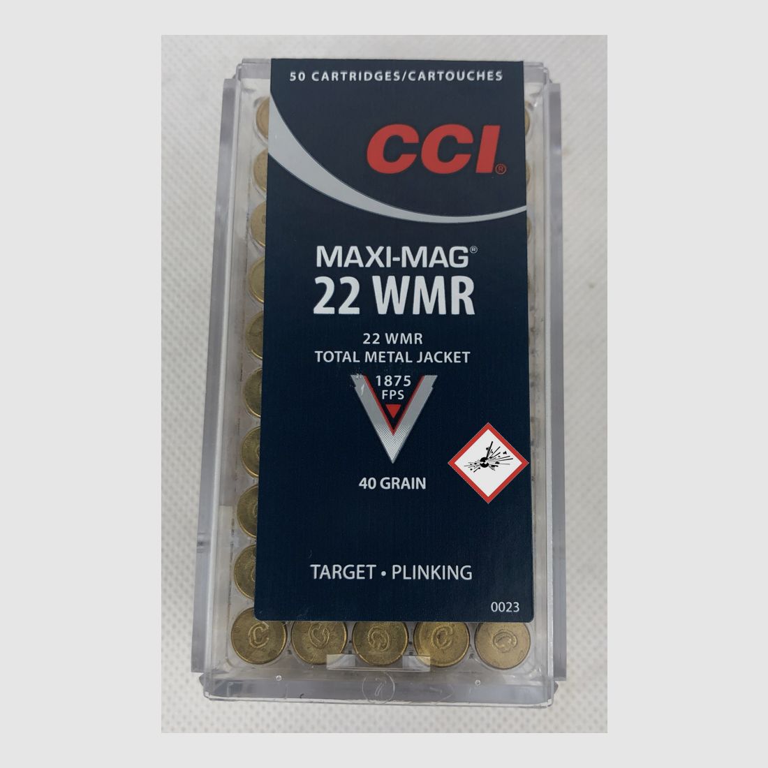 CCI Maxi Mag Büchsenpatrone .22 WMR TMJ 40gr