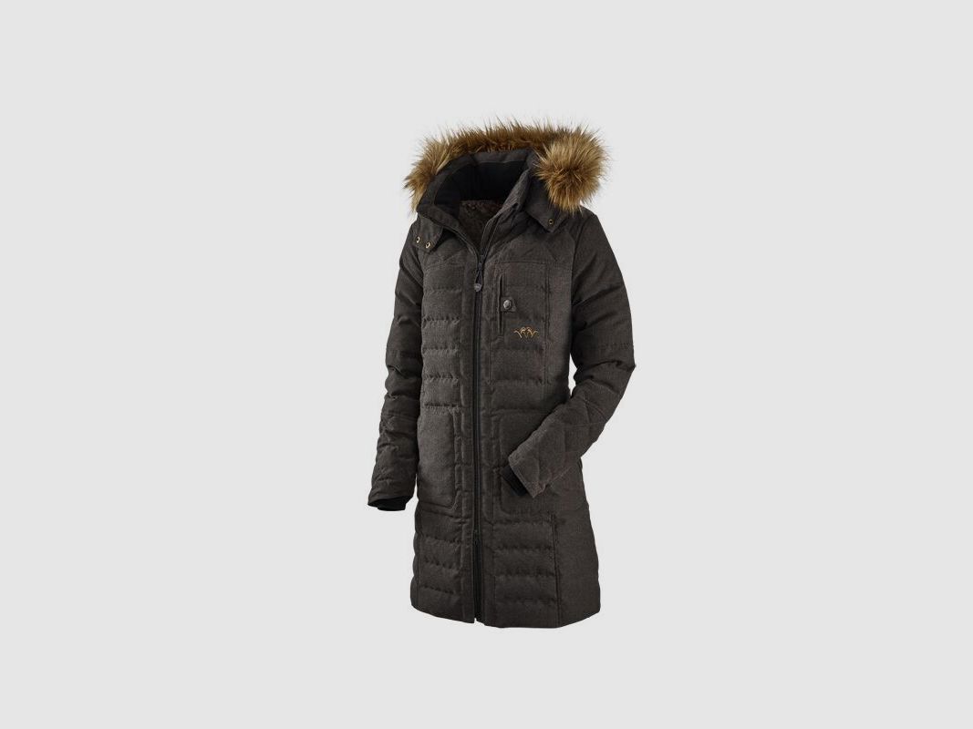 Blaser Vintage Daunen Parka Damen braun mélange