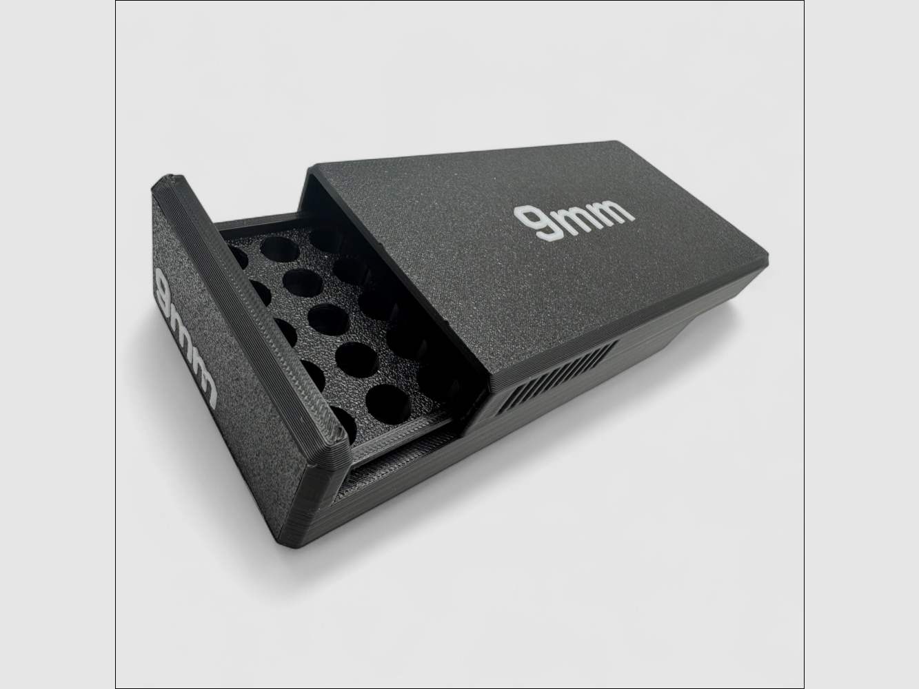 Filamelt Munitionsbox / 9.3x74R / ‘Schiebedeckel’ / Patronenbox, Ammo Box