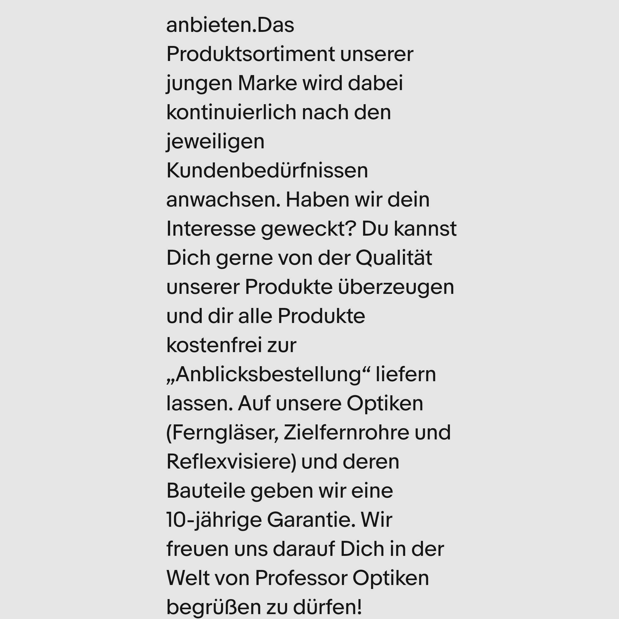 Professor Optiken das Watzmann in 8x56 HD V2.0 