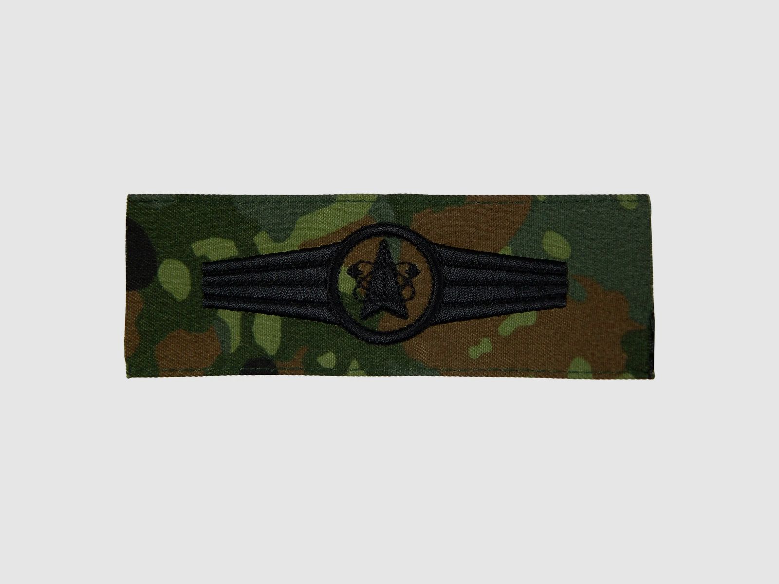 Bundeswehr Original Bundeswehr Original Tätigkeitsabzeichen Weltraumpersonal - Flecktarn/Schwarz