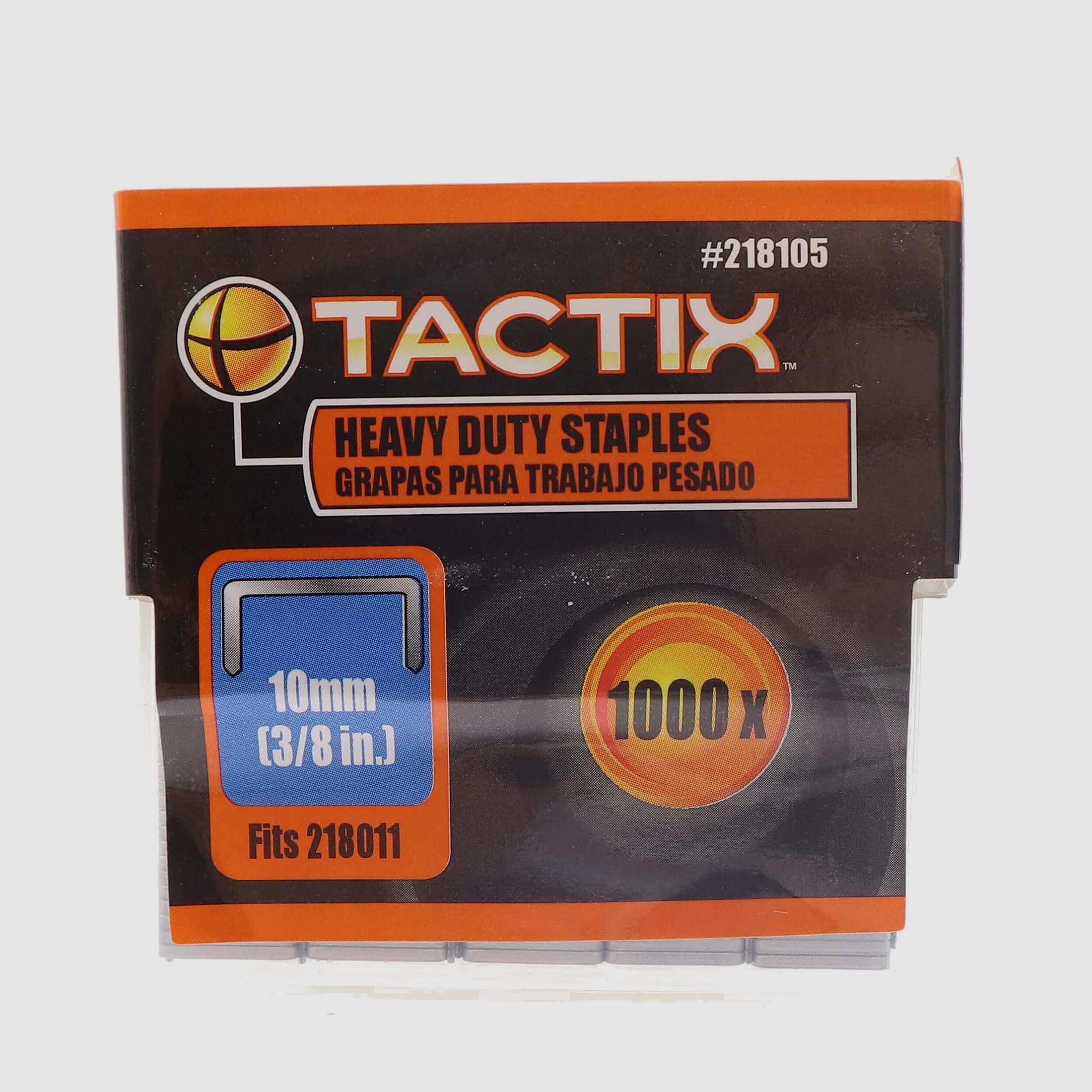 Tactix Klammern für Handtacker - 10mm