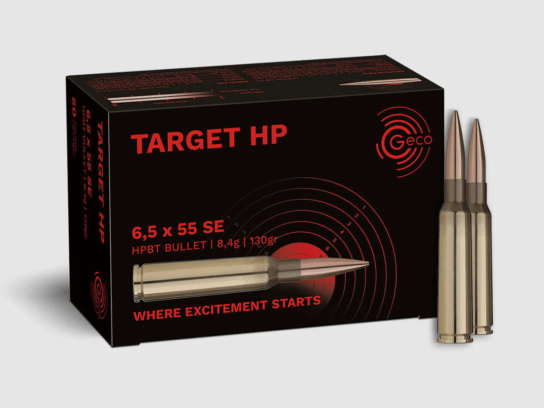 Geco 6,5x55 SE TARGET HP 8,4g 130gr - 50 Stk
