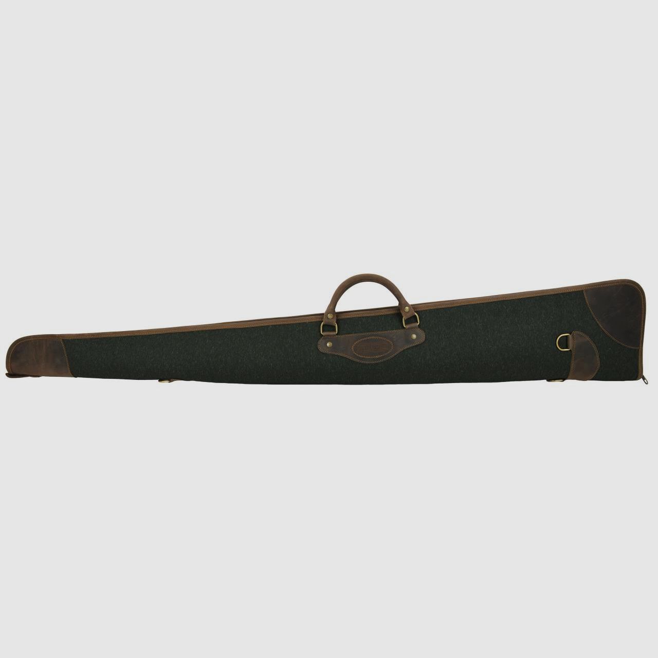 Artipel gun case for shotgun, made of cowhide / loden, length 130cm