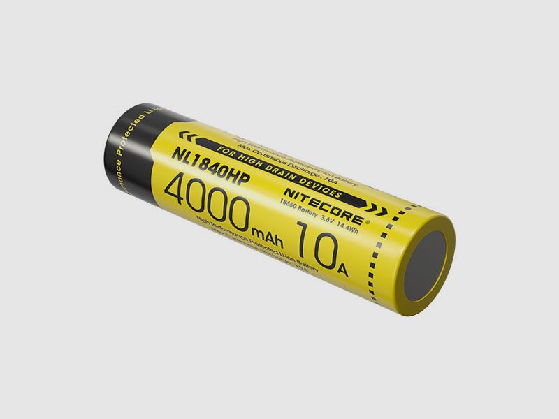 NITECORE ACCU LI-ION 18650 HOCHLEISTUNGEN 10A – KAPAZITÄT 4000MAH, Bild 2 von 2