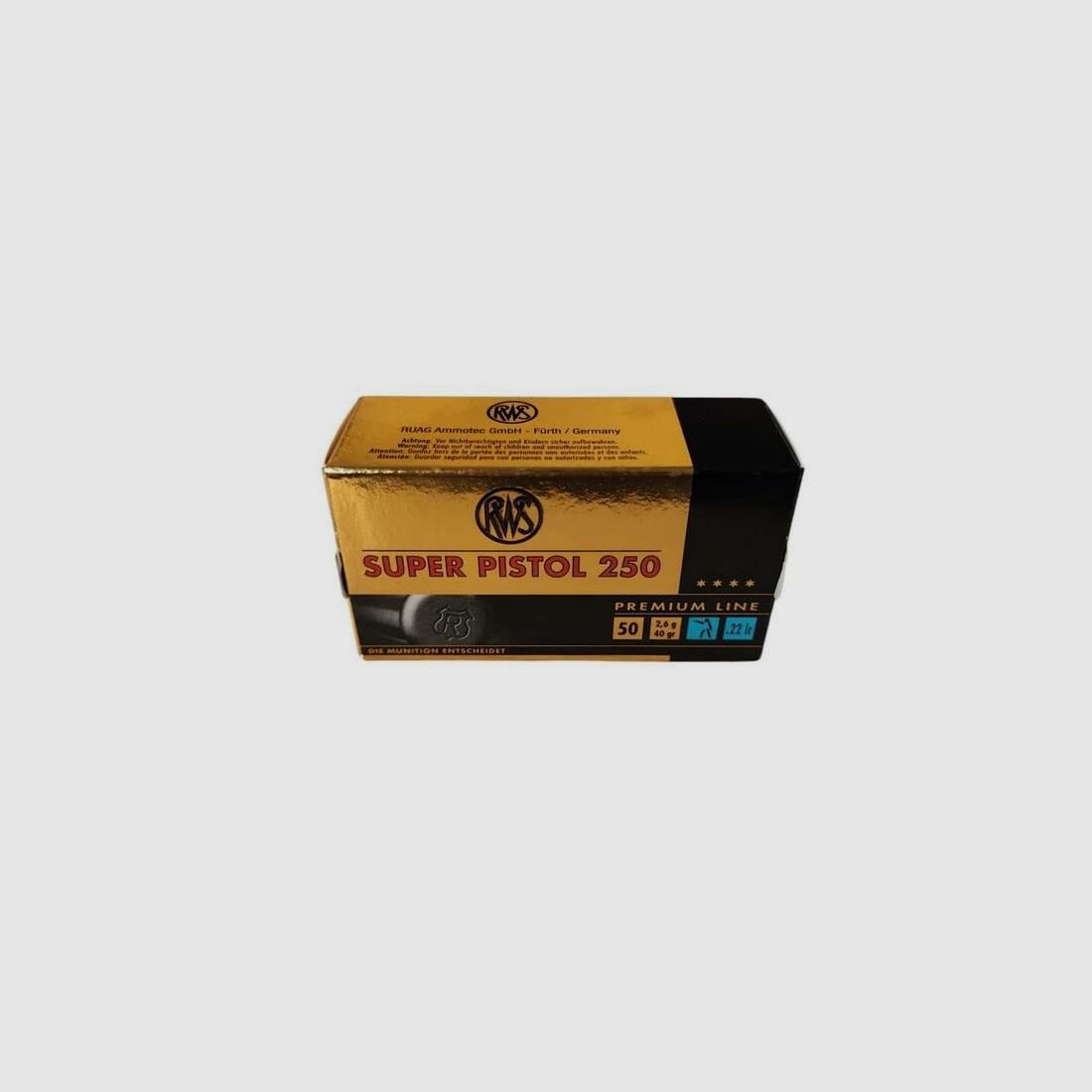 RWS 40grs Super Pistol 250 50STK .22lr