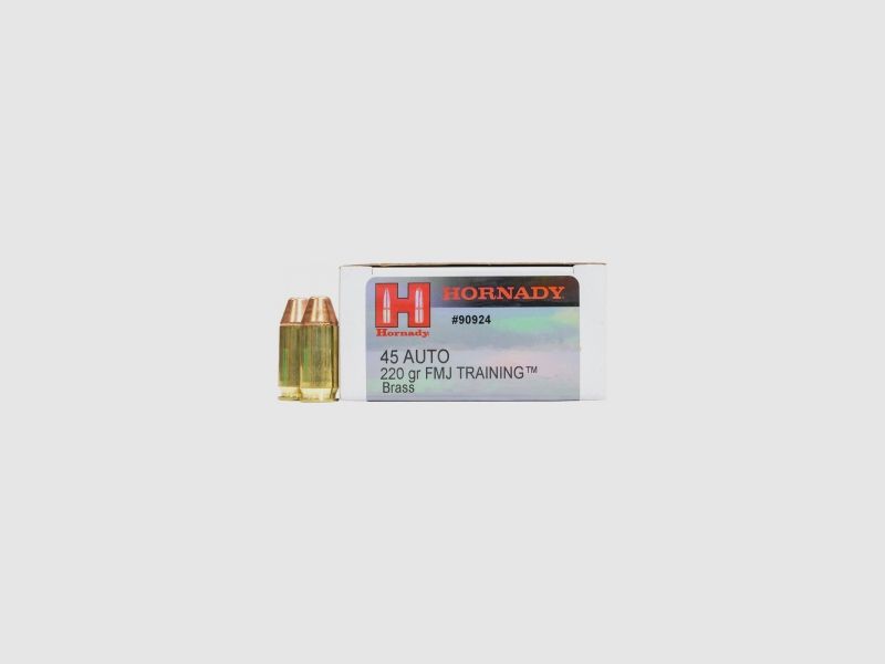 Hornady Training .45 ACP 220GR FMJ 50 cartridges
