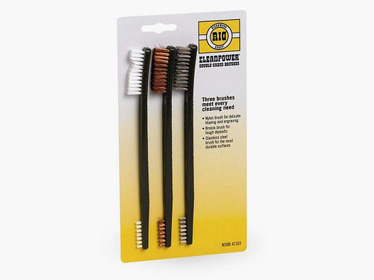Set aus 3 Reinigungsbürsten – Birchwood Casey
