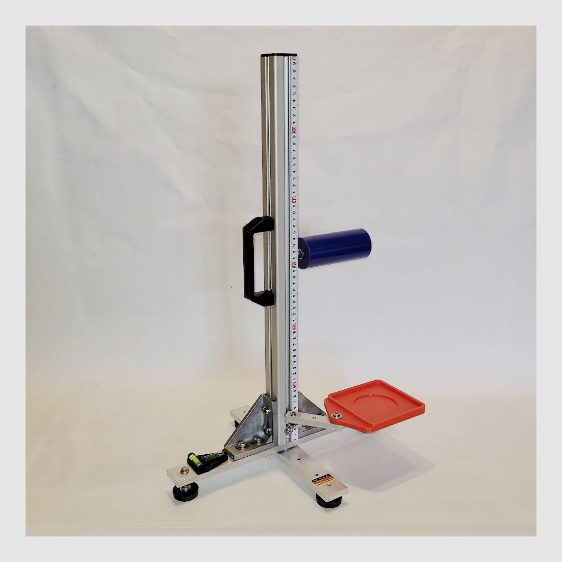 KGF Auflagestativ - Auflageständer Alu X-600-Ultimate klappbar mit Buchenholz-Auflage, Waage, Griff, Maßband + Munitionshalter