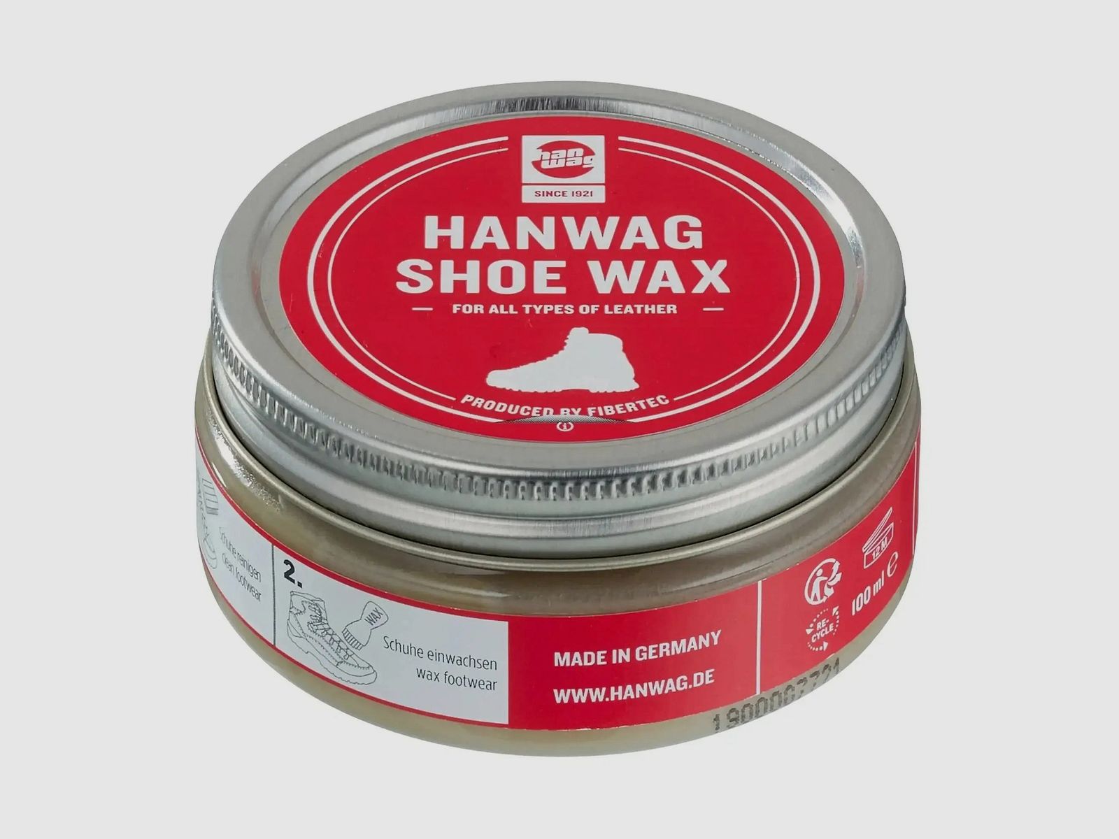 Hanwag Producto de cuidado del cuero Cera para zapatos 100 ml