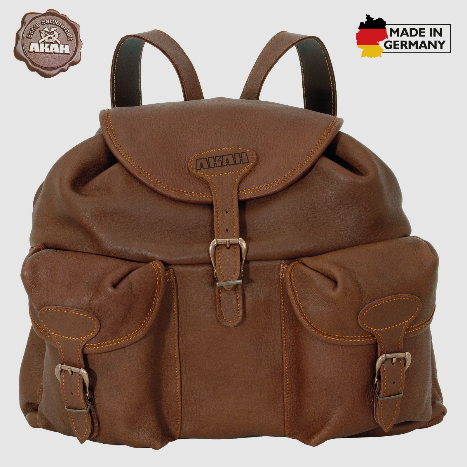 Backpack made of elk leather