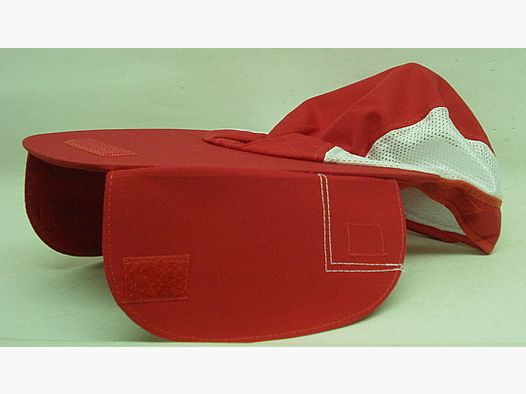 Gorra de tiro roja/beige -