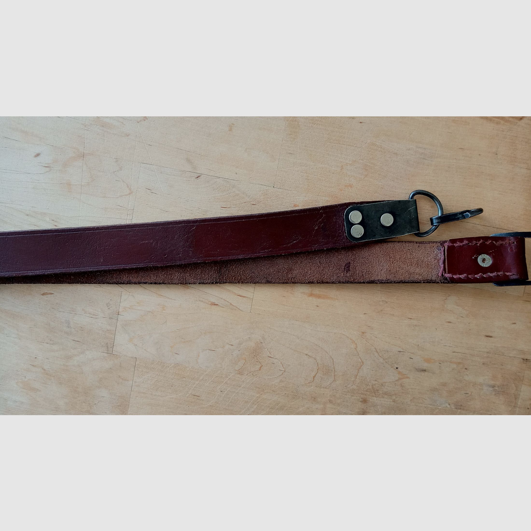 Sowjetischer genauer russischer AK47 / AKM Trageriemen aus Leder  // Gewehrriemen Waffengurt Riemen