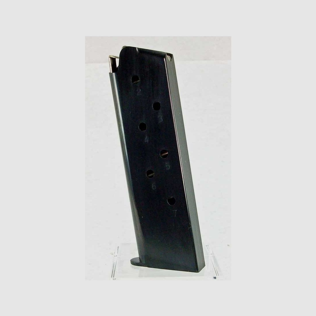 Mec Gar Pistol Magazines Colt 1911 A1 Government Magazine 7 Rounds Blued