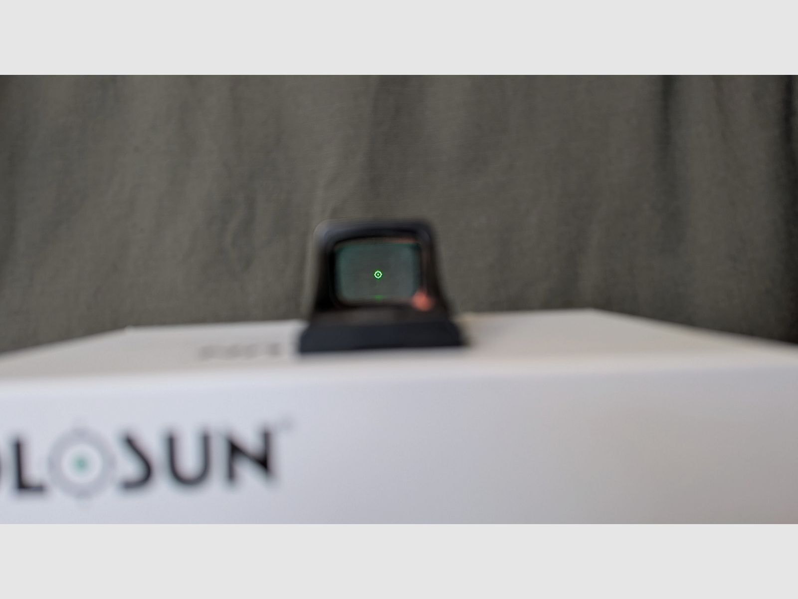 Holosun SCS-MOS-GR, red dot sight, Glock MOS, titanium, green reticle, image 5 sur 7