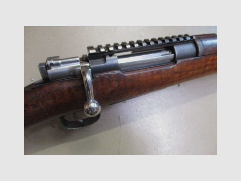 Repetiergewehr 6,5x55SE Mauser 1899 96/38 mit Feinvisier und Pica-Schiene 96/38