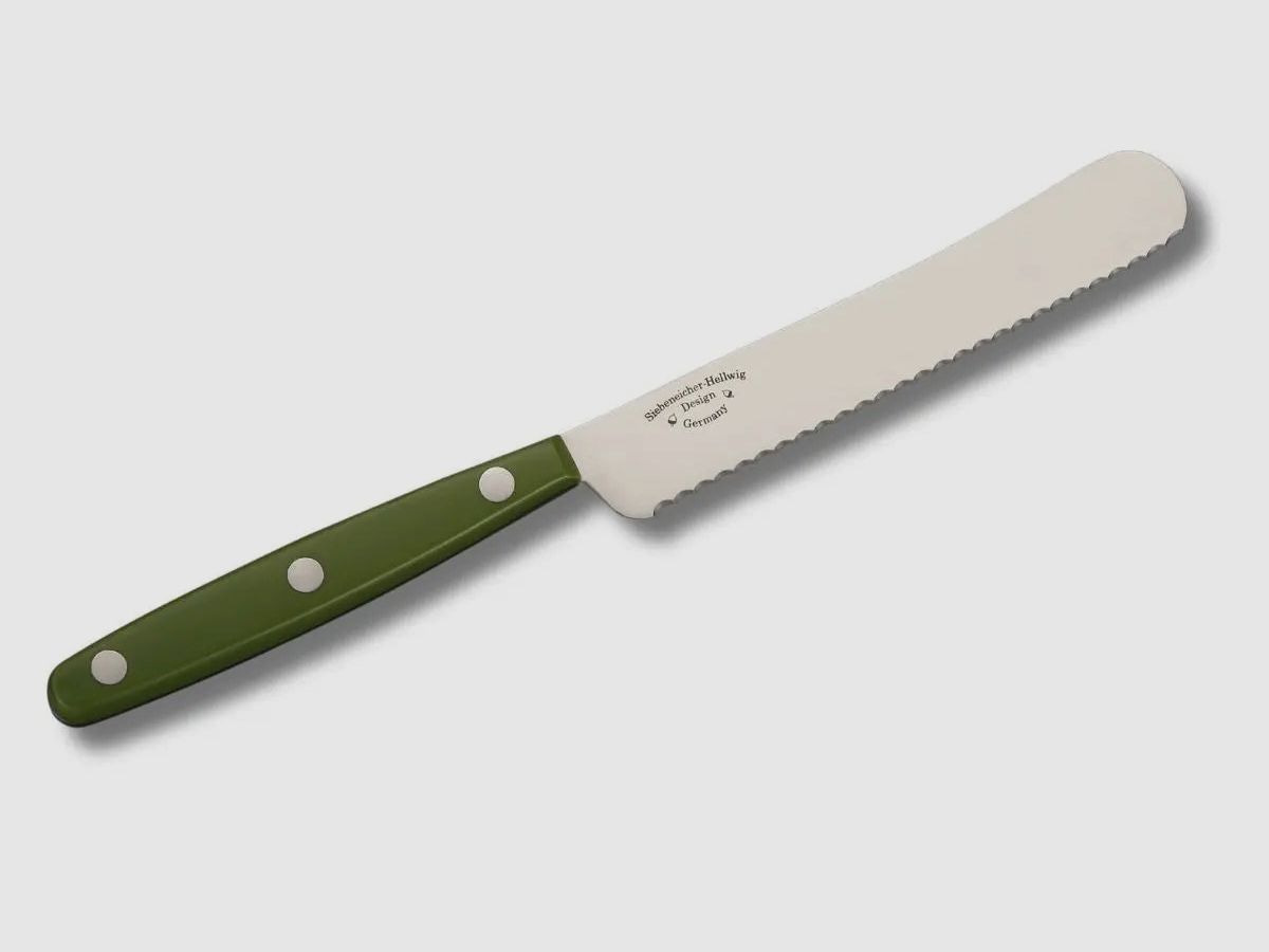 Cuchillo PUMA IP de hebilla / Cuchillo para pan verde oliva, imagen 5 de 8