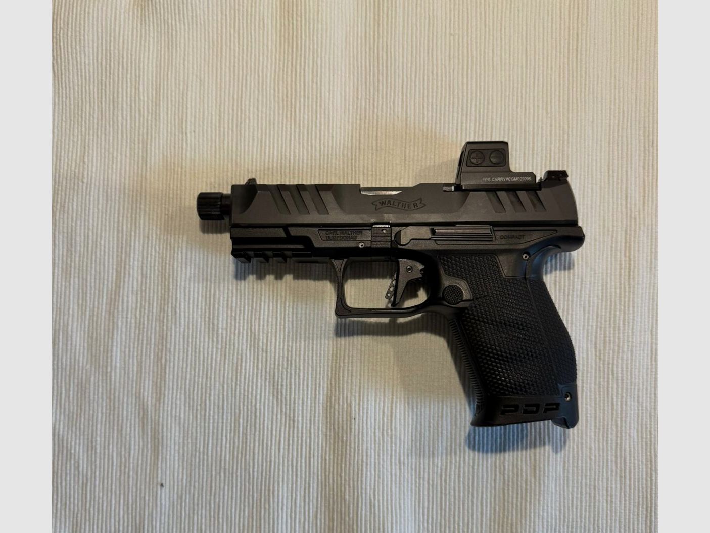 Walther PDP Compact 4,6“ OR PRO SD + Holosun EPS -Carry-GR-MRS + 5 Magazine + Ghost Holster