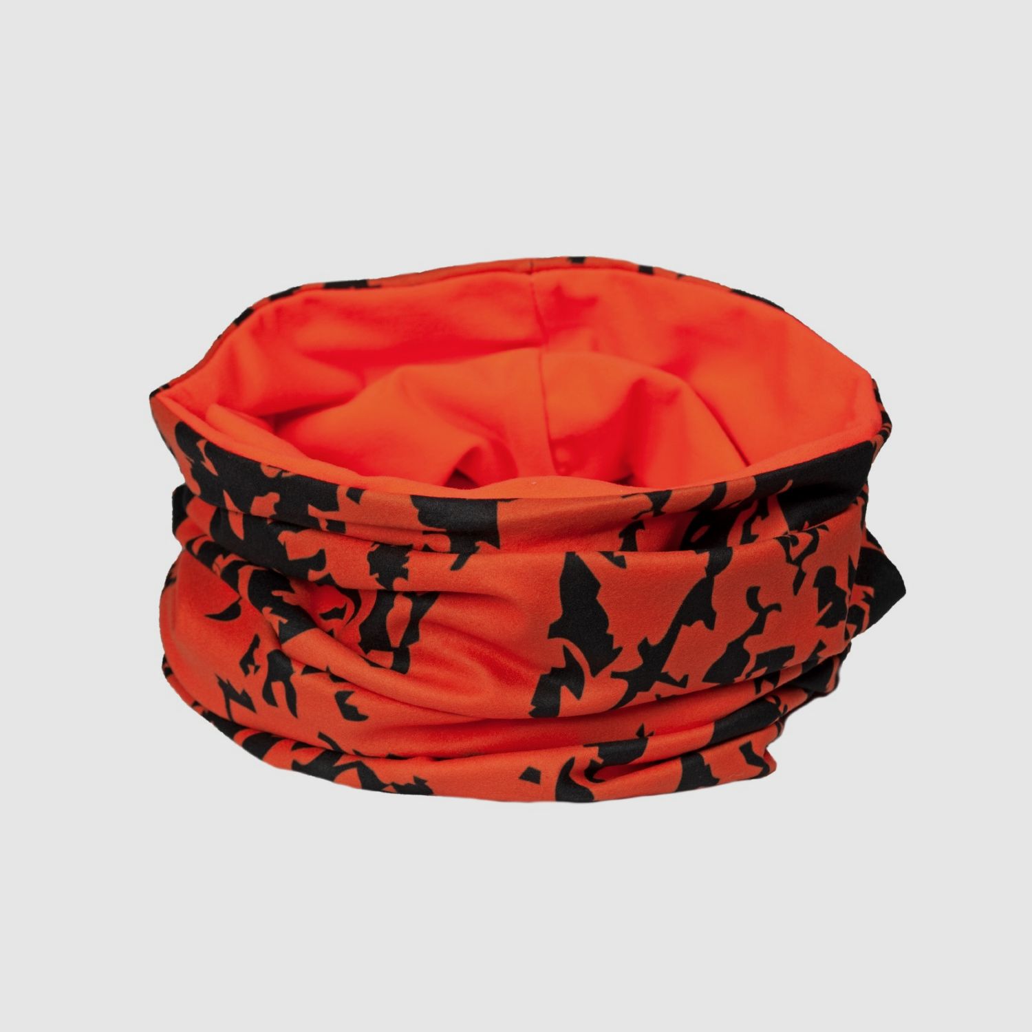Skogen Neckwarmer Camo Signal Orange Schwarz Tarn
