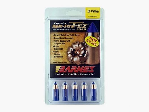 BARNES BULLETS T-EZ BARNES BULLETS SPIT-FIRE T-E 50 CAL (0.510″) FB 250GR 15/BOX
