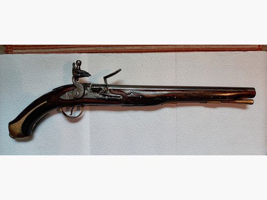 Indien, Preußische Reiter-Pistole 1731 mit Ladestock (Beschossen in DL) , Replik