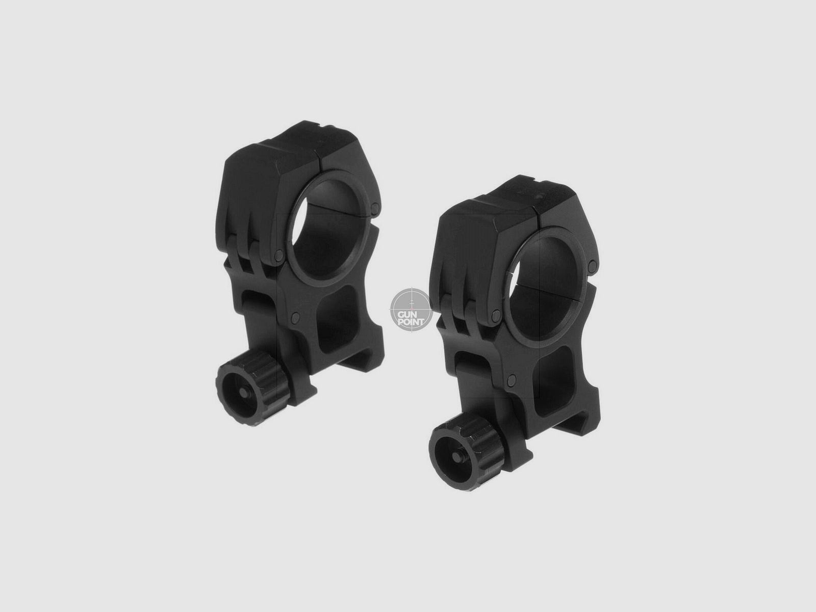 Aim-O M10 Mount Rings 25.4mm / 30mm-Schwarz