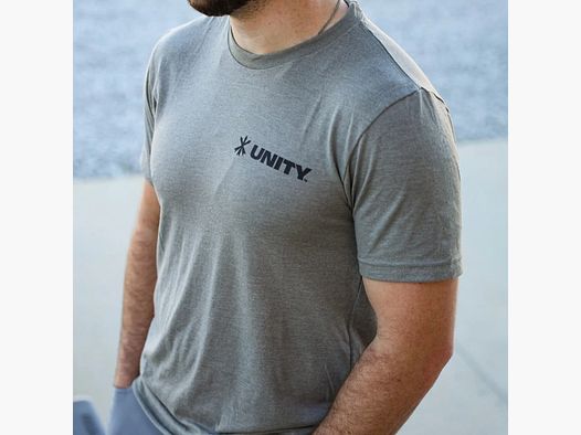 Unity Tactical - T-Shirt - Mensch und Maschine - Grau - M