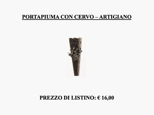 ARTIGIANO – Veerhouder met Hert