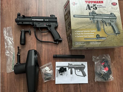 Tippmann A5 68 marcador de paintball (piezas faltantes)