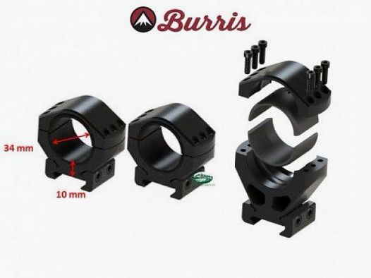 BURRIS Pierścienie XTR SIGNATURE 34 mm