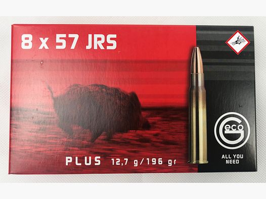 Geco Plus Jagdpatrone Kal. 8X57 JRS 196gr