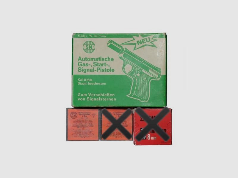 Rhöner Sportwaffen GMBH 8mm SM Mod 15 mit 7er Magazin Schreckschuss Pistole