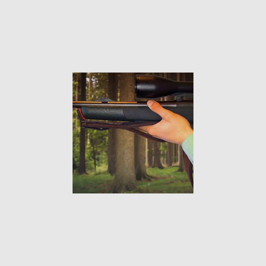 Niggeloh rifle sling PULL with quick release / neoprene, black