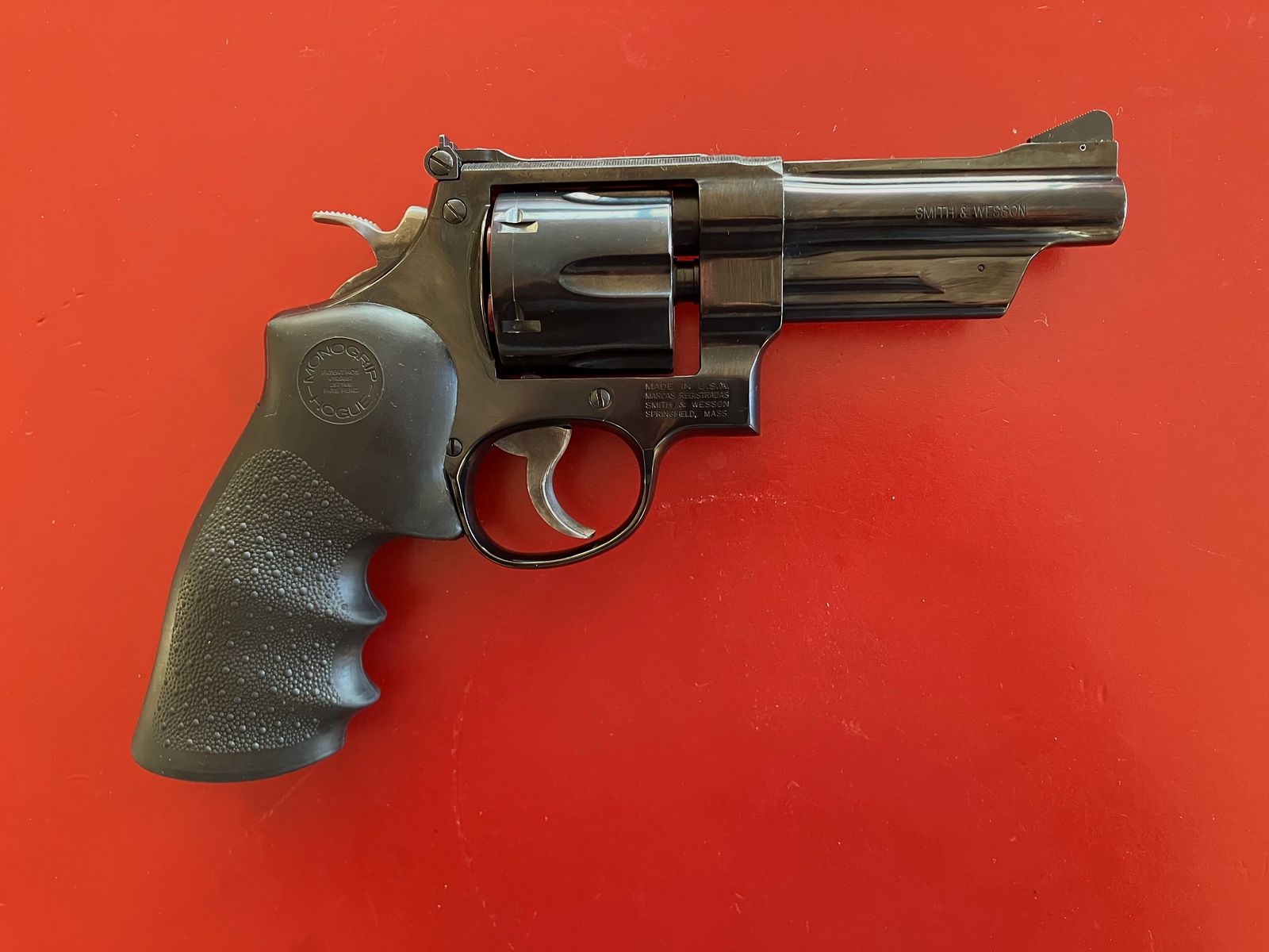 S&W Smith & Wesson Revolver Mod. 27 .357 Magnum 4 inch - Luxe-Highway-Patrolman