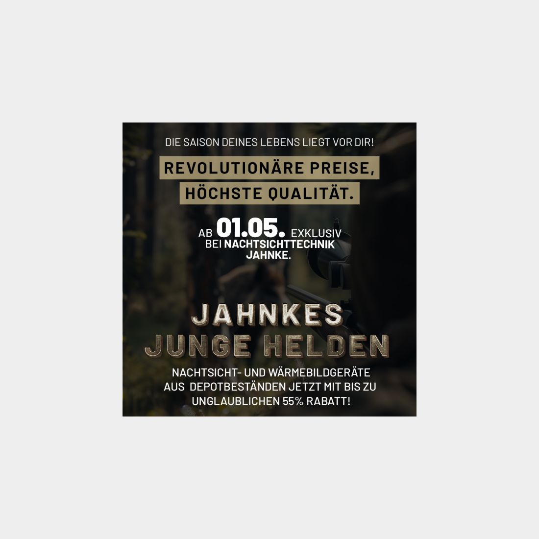 Nachtsichttechnik Jahnke DJ-81×25 JJH LK 3 S 1, Jahnke Premium (Grün)