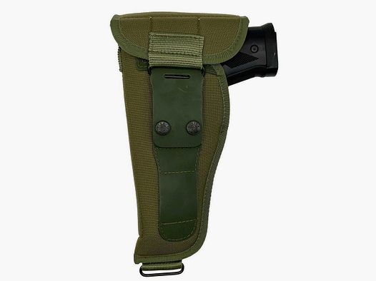 Jagd Klappenholster aus Cordura Colt 1911,Sig P210,Beretta 92-98/F/FS/APX,CZ 75/85,Clock 20/21,H&K USP, 4" K/L/N Frame S&amp;W,Colt,Taurus,Ruger,Wahrauch HW-OD Green-Rechtshänder