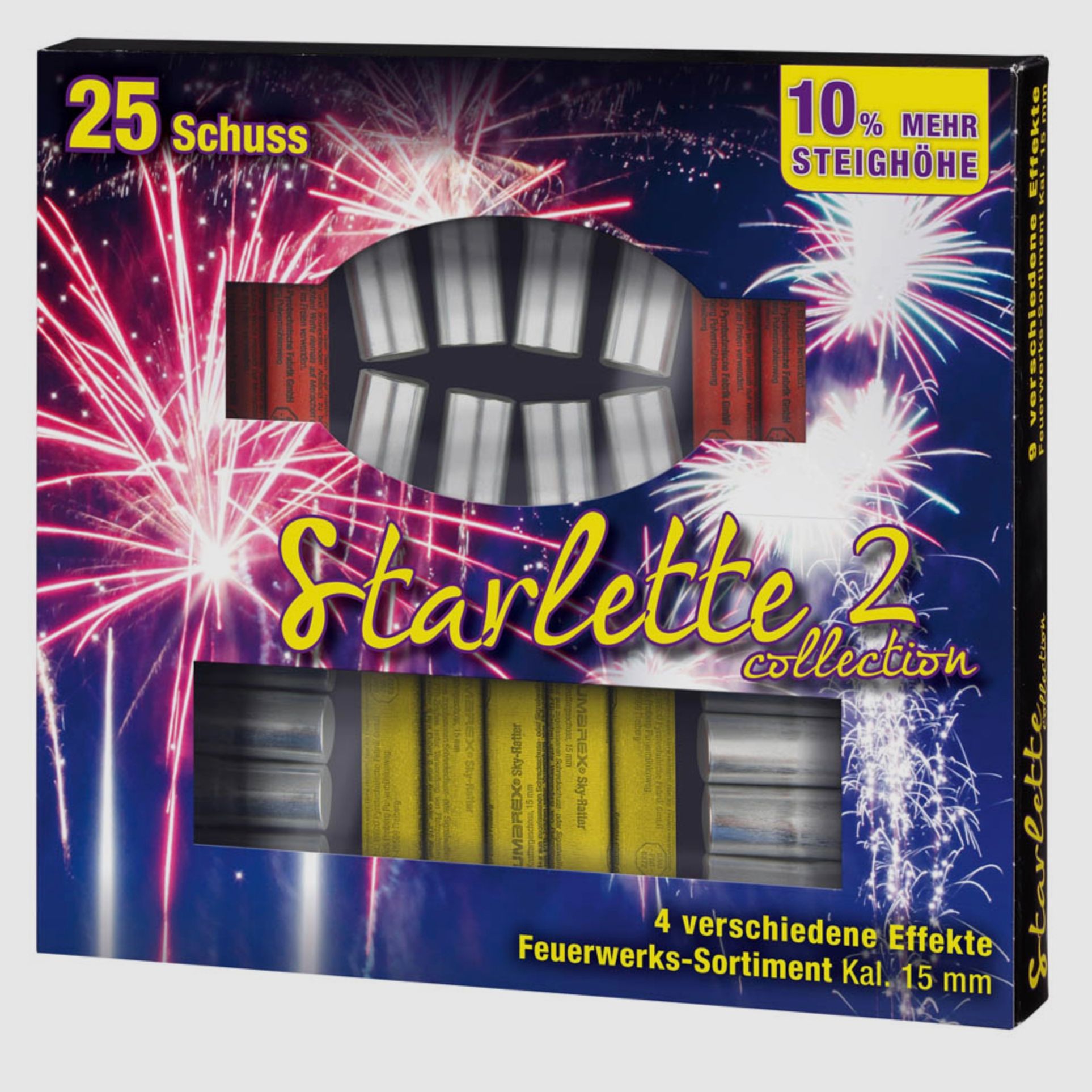Umarex 4.1501 Starlett 2 Collection 25 Schuss Effektsortiment Pyro