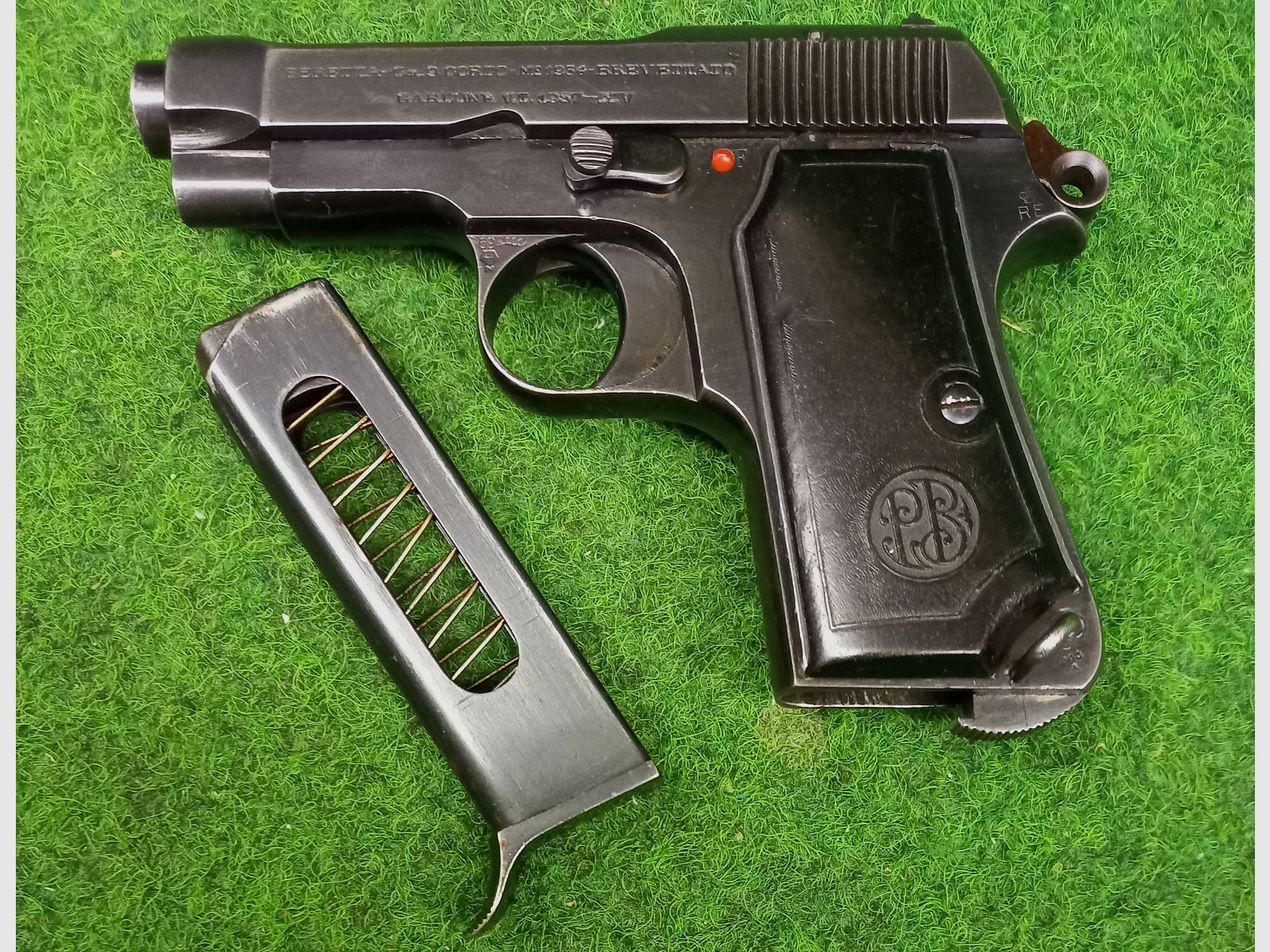 Beretta 1934 en calibre 9mm court.