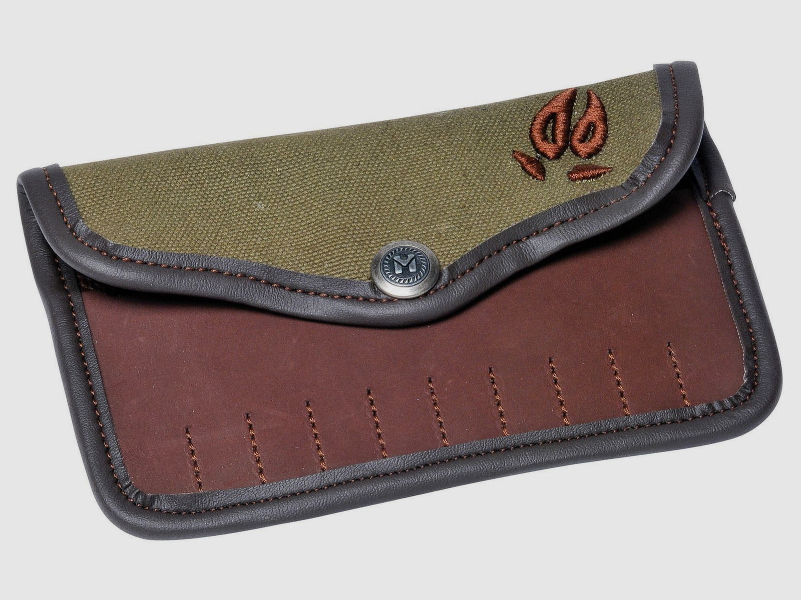 Funda para Cartuchos Garon 10 Tubos Cuero Bordado Jabalí Januel, imagen 2 de 2