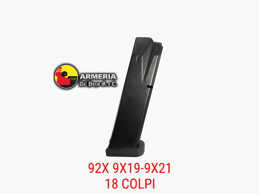 MAGAZINE BERETTA 92X 18 ROUNDS 9X21-9X19