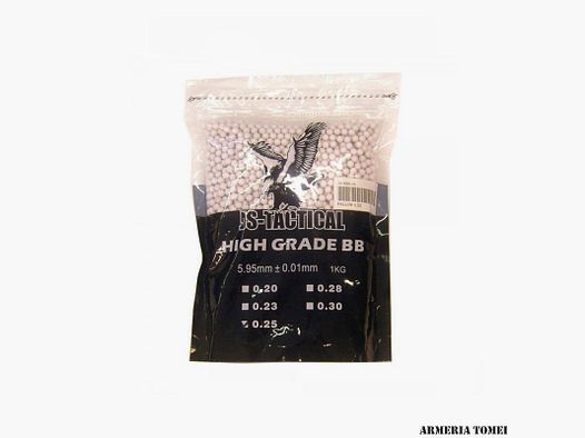 JS-TACTICAL – 0,25g weiße Geschosse
