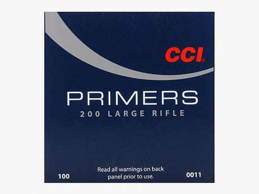 CCI große Büchsenzündhütchen Nr. 200 (1 Packung = 100 Stück)