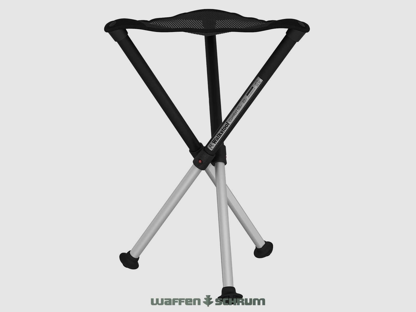 Walkstool three-legged stool Comfort seat height 65cm
