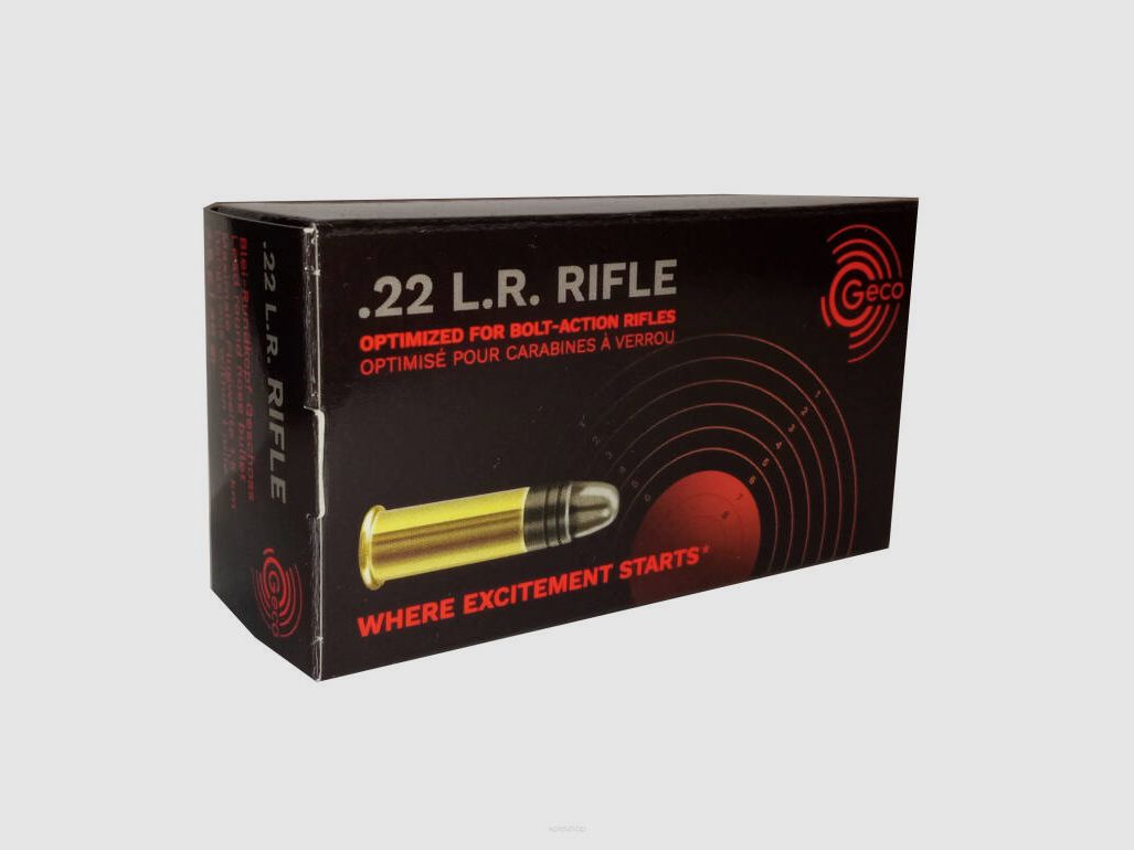 Munición GECO .22LR para rifle 2,6 g, imagen 2 de 2