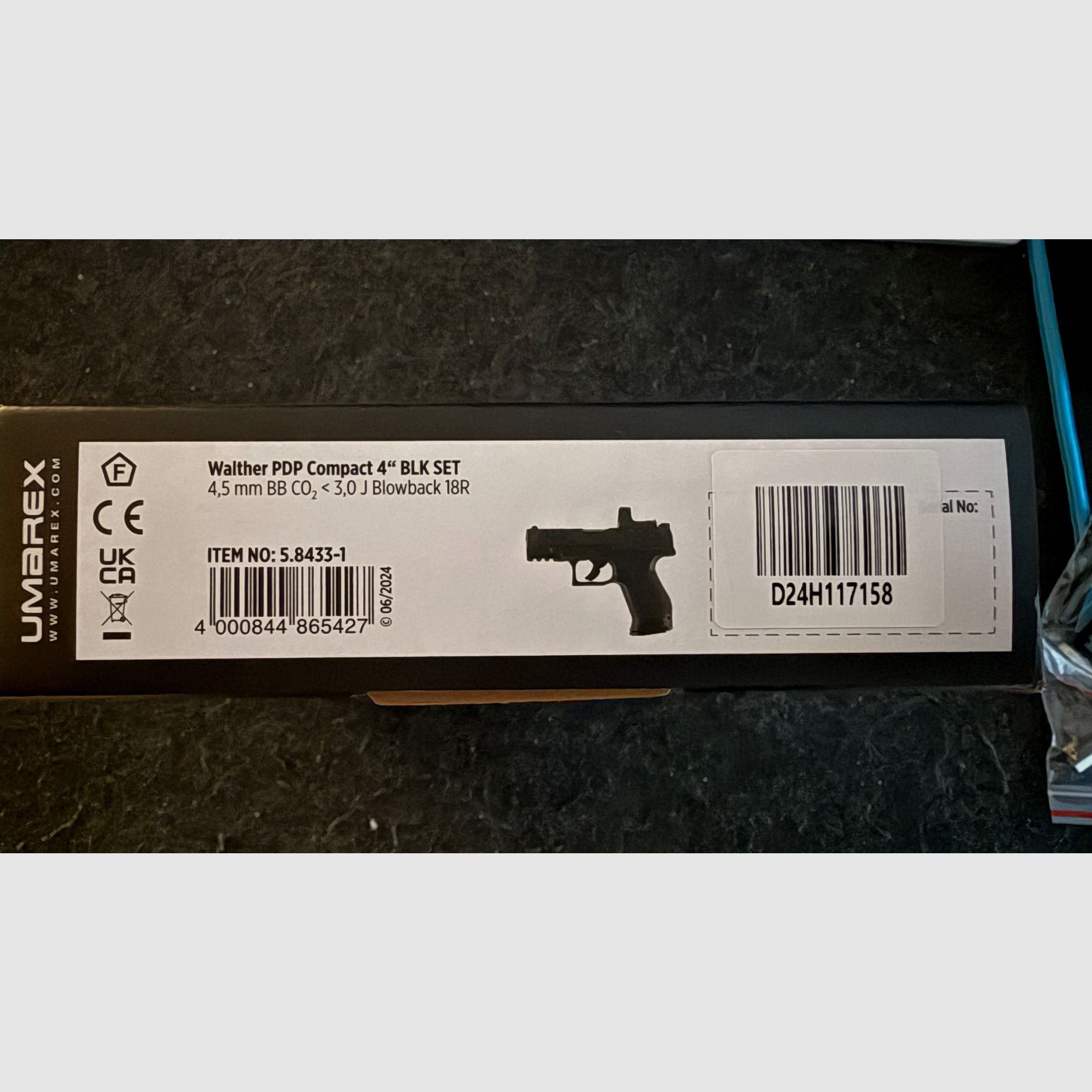 Walther PDP Compact 4” BLK Set 4,5mm BB CO2 *NEUWERTIG*