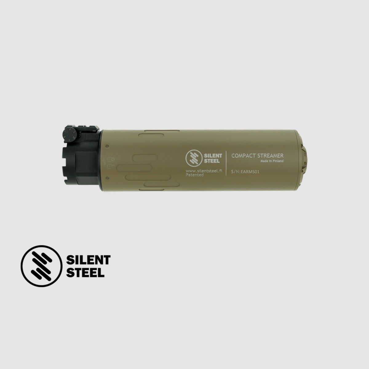 SILENT STEEL Compact Flow Streamer QDB 5.56 FDE, afbeelding 1 van 3