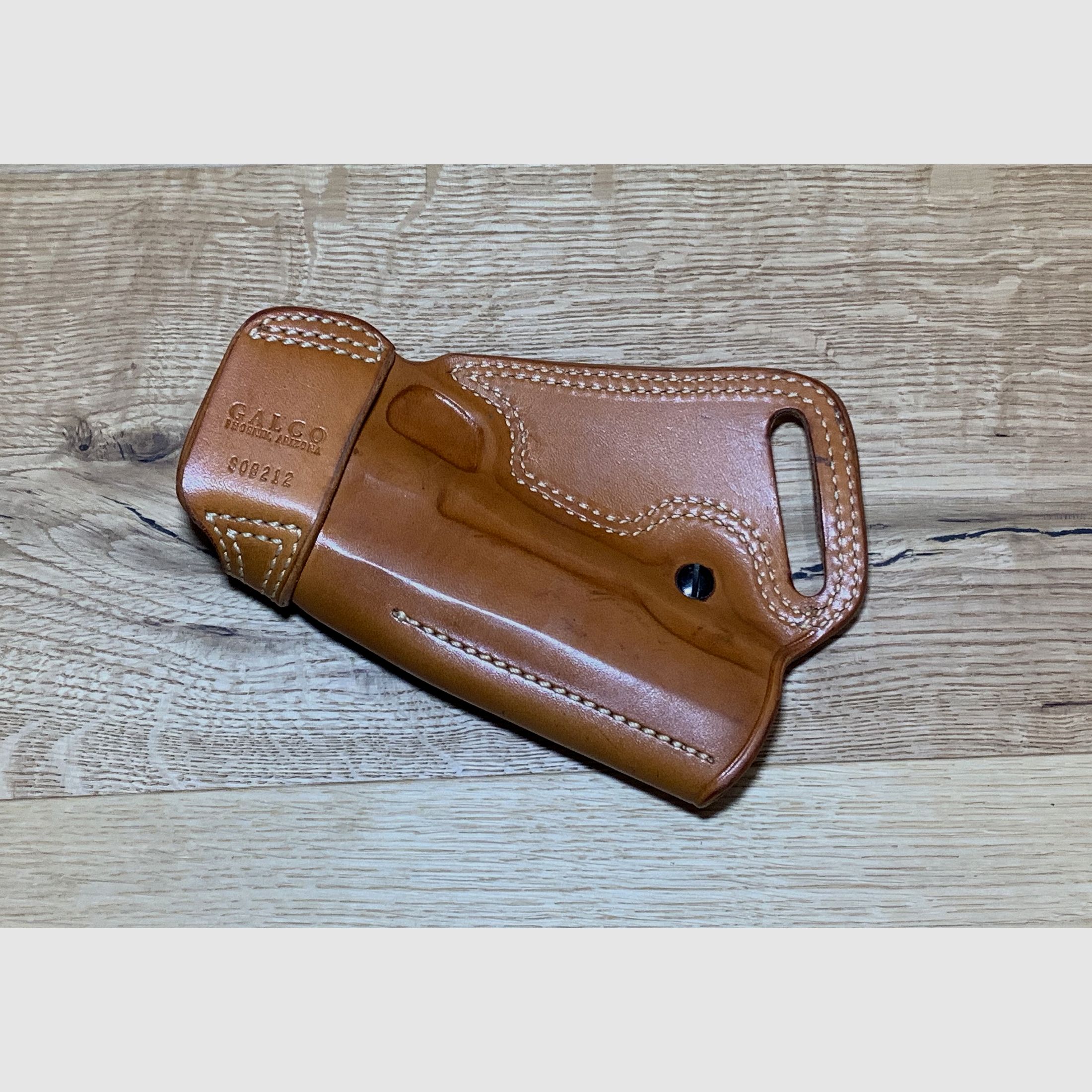 Galco S.O.B. leren holster geschikt voor de Colt Government/ Browning Hi Power, ZONDER pistool