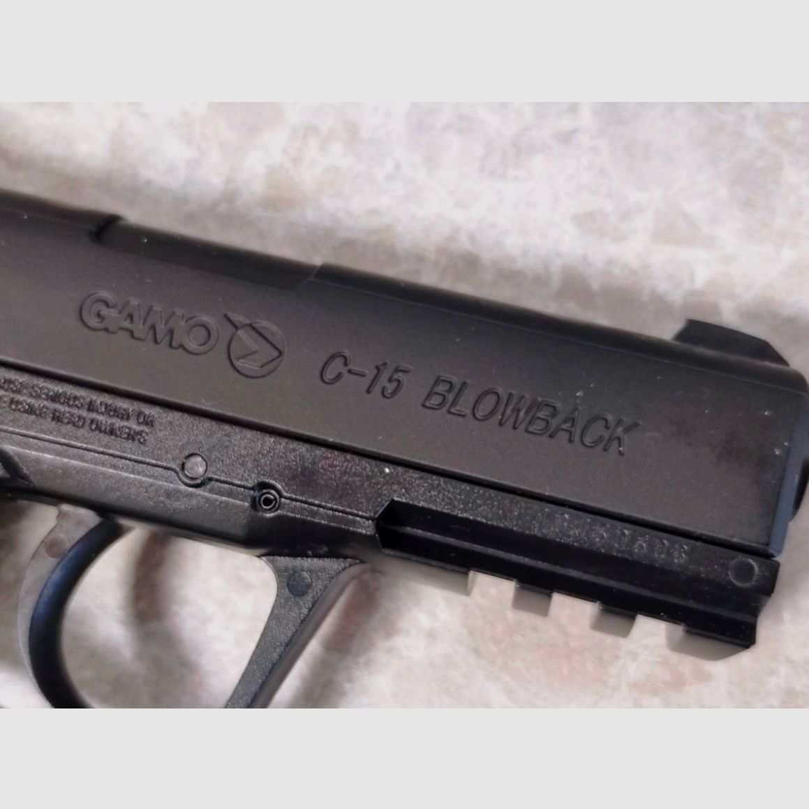 NEU Gamo C-15 Blowback CAL 4,5 schwarz CO2 Pistole